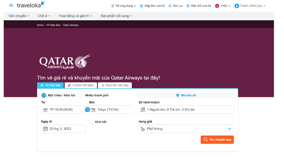 Đặt vé dễ dàng trên Traveloka. Ảnh: sưu tầm